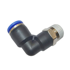 ข้อต่อนิวเมติกส์ <span class=keywords><strong>PL</strong></span> แบบเกลียวตัวผู้,ข้อต่อท่อพลาสติกข้อศอกเชื่อมต่อแบบ <span class=keywords><strong>PL</strong></span> - Product Image 5