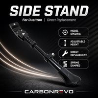 Béquille Carbonrevo pour trottinette électrique Dualtron – Support de stationnement durable, léger, longue durée, résistant à la corrosion