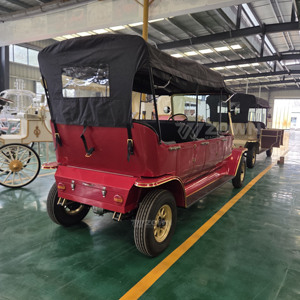 รถบัสชมวิวแบบเปิดประทุน โครงสร้างสูง ใช้พลังงานไฟฟ้า เหมาะสำหรับพื้นที่ขรุขระ สถานที่ท่องเที่ยวในชนบท - Product Image 5