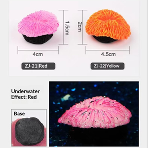 Plantes d'aquarium artificielles écologiques SUNSUN - Matériel en silicone, forme irrégulière réaliste, affondement rapide pour aquarium - Product Image 3