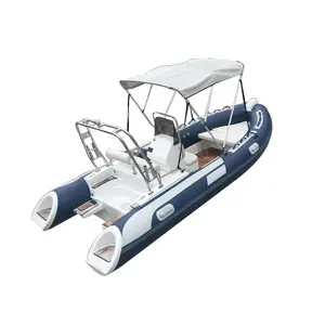 Popular white rowing pvc inflatable boat with hard bottom