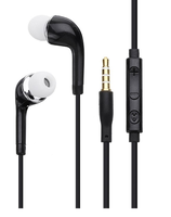 Diskon besar Harga Murah Headset In-Ear 3.5mm Headphone bebas genggam untuk Samsung S4 JB J5 Earphone dengan mikrofon dan kontrol Volume