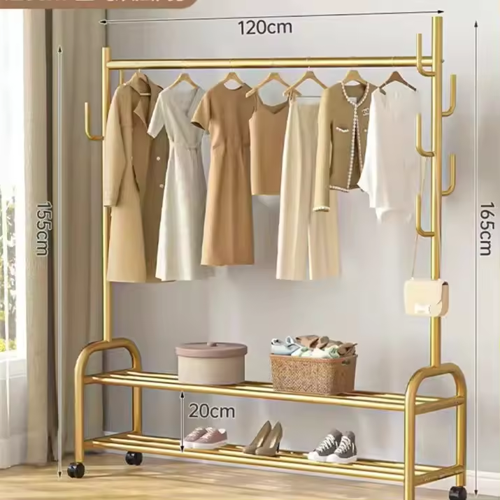 Compre perchero dorado independiente con diseños personalizados