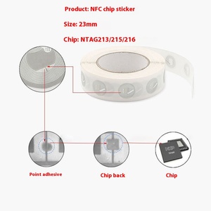 Tùy chỉnh siêu tần số cao 13.56MHz NFC điện thoại di động Sticker RFID cuốn sách tag với chống kim loại điện tử tag tùy chỉnh Nhãn dán nhãn - Product Image 2