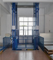 Ascenseur de cargaison robuste pour ascenseur hydraulique de levage de rail de guidage d'entrepôt