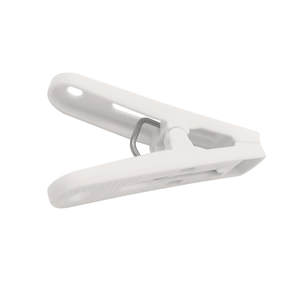 Colgador de ropa plegable con gancho rectangular, tendedero portátil para ropa, organizador de pantalones y corbatas con clip - Product Image 1