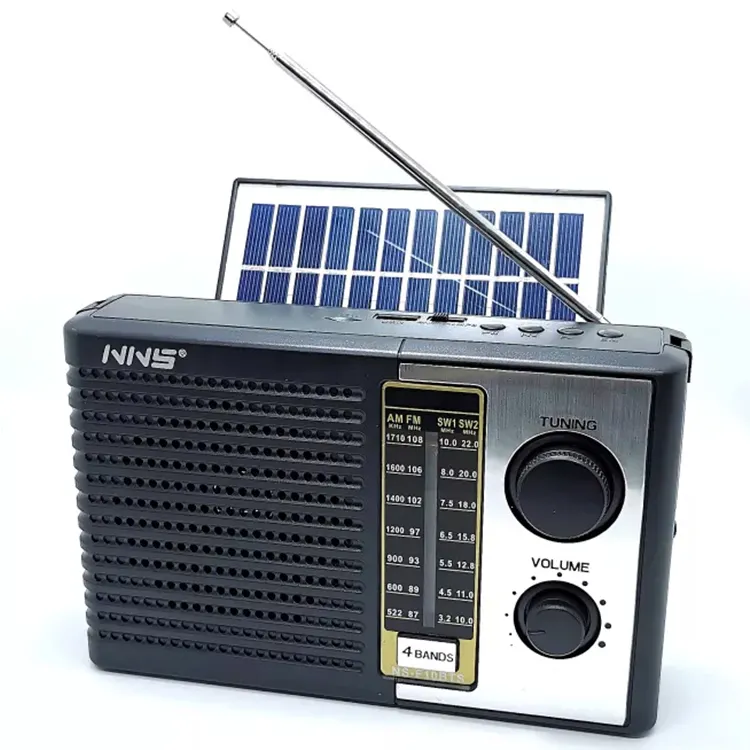 NNS F10BTS altoparlante sistema solare radio portatile FM AM SW 3 bande Radio ricaricabile con usb SD TF lettore Mp3 con solare con luce