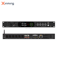 XINMING OT800 Pro Processeur Audio Numérique Professionnel 1U en Métal, Effet Anti-Réverbération, Suppresseur de Retour, Contrôle Stéréo par Bouton Rotatif
