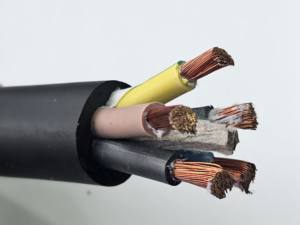 Câble d'alimentation électrique en caoutchouc étanche Flexible câble Yc Yz pour la construction de site fil électrique 3 noyaux 1.5mm2 2.5mm2 4mm2 6mm - Product Image 2