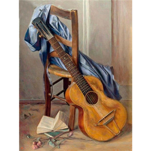 <span class=keywords><strong>Peinture</strong></span> <span class=keywords><strong>Diamant</strong></span> 5D DIY par Numéros sur Toile, Motif Guitare Musique Violon, Kit de <span class=keywords><strong>Peinture</strong></span> Murale Artistique <span class=keywords><strong>à</strong></span> la Mode, Strass - Product Image 1
