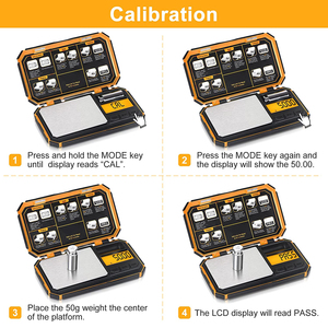 Mini Kỹ Thuật Số Túi Quy Mô 200G 0.01G Độ Chính Xác Cao Thép Đồ Trang Sức Cân Bằng Cho Nhà Bếp Trọng Lượng & Thuốc Gram Trọng Lượng Đo - Product Image 4