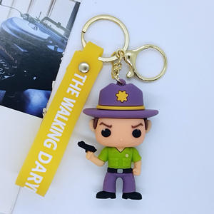 Nuovo Portachiavi Creativo Cartoon <span class=keywords><strong>Walking</strong></span> <span class=keywords><strong>Dead</strong></span>, Ciondolo per Borsa e Auto, Accessori Regalo all'Ingrosso - Product Image 3