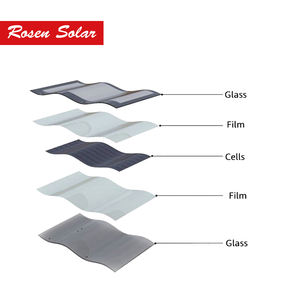 High Efficiency Solar Roof Tiles Bipv 30W <strong>10</strong> kw Solar Roof System Solar Roof Racking System - Product Image 1