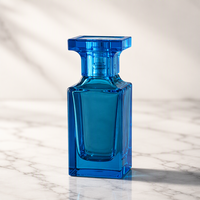 Flacon vaporisateur de parfum rechargeable 50 ml à col serti, brume fine, emballage cosmétique vide