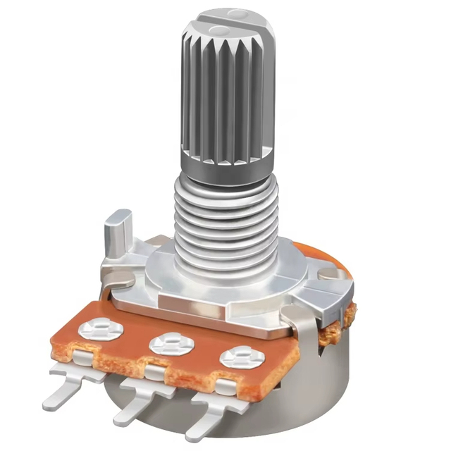 WH148 Double Potentiometer B50K B503 50K Handle Length 20mm Stereo Volume Control Rotary SOUNDWELL Factory High Quality