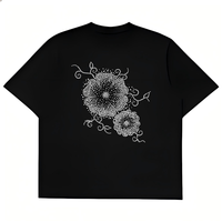 Nouveau motif floral, strass thermocollants personnalisés pour vêtements, t-shirts