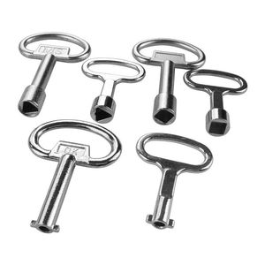 Llave Industrial Tipo O, Llave Triangular de Cuatro Esquinas para Caja Eléctrica, Llave Haitan Esencial para Suministros de Cerrajería - Product Image 1