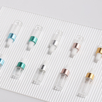 Nouvelle bouteille d'huile essentielle à ouverture par torsion, 1 ml, 2 ml, 3 ml, 4 ml, 5 ml, bouteille en verre personnalisée pour huile essentielle, bouteille d'huile essentielle avec compte-gouttes