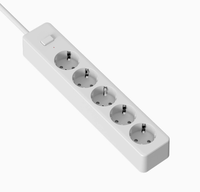 Multiprise standard européenne avec câble, ports USB, interrupteur, quantité de prises personnalisable pour la maison et le bureau