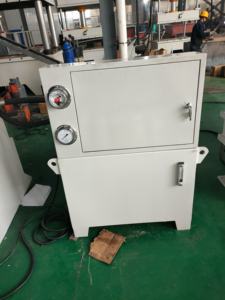 Máquina de <span class=keywords><strong>prensa</strong></span> hidráulica de marco de 400 t/h, sistema de recipiente a presión PLC, uso en <span class=keywords><strong>taller</strong></span>, nueva condición <span class=keywords><strong>usada</strong></span>, núcleo de cojinete de bomba de engranajes disponible - Product Image 6