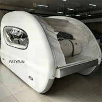 Надувная электрическая лодка EASYFUN на заказ от производителя: роскошная яхта на солнечной энергии для прогулок по реке и экскурсий