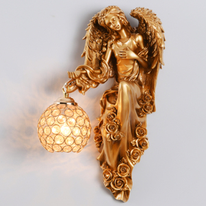 Pura Virgen María motivo de dibujos animados fondo de cabecera luces de pared decoración Ángel <span class=keywords><strong>Venus</strong></span> diosa Santa lámparas de pared - Product Image 1