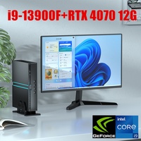 Mini PC de jeu Topton I9 13900F RTX 4070 12G/4060Ti 3050 8G Ordinateur de jeu I7-13700F I5 13400F PCIE4.0 PC de bureau Tour WiFi6