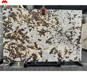 백라이트 스톤 주방 화강암 조리대 가격 화려한 흰색 화강암 반투명 광택 화강암 석판 테이블 위에 대 한