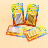 Bougies d'anniversaire en cire de paraffine argentée métallique de haute qualité, diamètre 7,8 cm, forme pilier, écologiques, sans fumée, non toxiques, pour la remise des diplômes