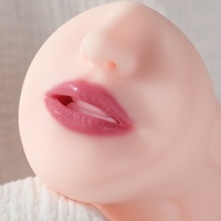 Masturbateur masculin Deep Throat en gros, simulateur de sexe oral réaliste en TPE avec godet, logo personnalisé, jouet sexuel pour hommes