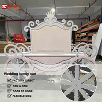 Chariot de présentation professionnel en acrylique pour desserts, chariot de présentation de bonbons, chariot de présentation de bonbons