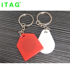 Tùy chỉnh có sẵn 125Khz ID ABS RFID keyfob 13.56MHz IC nhựa Keytag thương hiệu Kích hoạt sự kiện RFID Keychain - Product Image 4