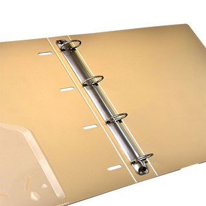 Classeur à <span class=keywords><strong>4</strong></span> <span class=keywords><strong>anneaux</strong></span> avec impression personnalisée Matériau PP <span class=keywords><strong>Classeurs</strong></span> personnalisés avec logo Fournitures de papeterie - Product Image 2