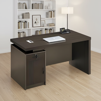 Escritorio de Oficina Moderno de Madera para Computadora, Secretaria, Gerente, Ejecutivo, de Lujo, con Cajones, Muebles Personalizables