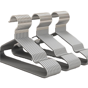 Metalen Antislip Kasthangers Pvc Hoes Ruimtebesparend Ontwerp Voor Garderobe Kleding Winkel Schoenen Badkamer Woonkamer Supermarkt - Product Image 1