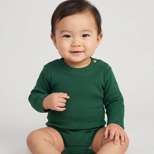 Fabricante de Ropa Orgánica para Bebés, Proveedor de Bodys de Punto para Recién Nacidos con Marca Privada - Product Image 1