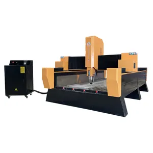 Máy móc nóng bán bia mộ Khắc Máy phay 3D đá CNC Router Marble Granite khắc để bán