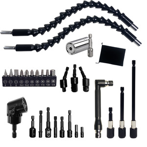 Yunbei Yb Multi Tool <b>Set</b> 21pc 892g With Flexible Shaft Extension Bars <b>Screwdriver</b> <b>Bits</b> For Diy Repair - Product Image 5