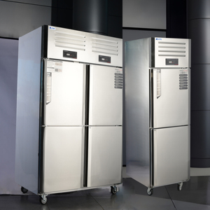 High Quality 4-Door All-Steel Stainless Steel Multi-climate Single-Temperature/Double-Temperature Commercial Fridge Refrigerator - Product Image 2