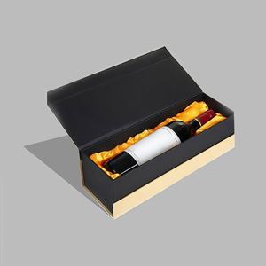 Caja Magnética de Lujo para Collar de Cristal <span class=keywords><strong>Swarovski</strong></span>, Empaque de Regalo de Joyería Personalizado con Bolsa con Cordón - Product Image 2