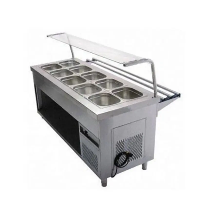 Aquecedor elétrico de comida bain marie, equipamento de cozinha com restaurante e cozinha