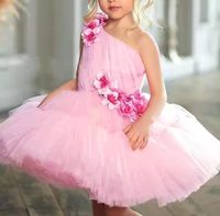 Nouvelle robe de princesse tutu au design unique pour nouveau-né, robe de fête en maille pour bébé fille de 1 an, idéale pour les cérémonies et les anniversaires.