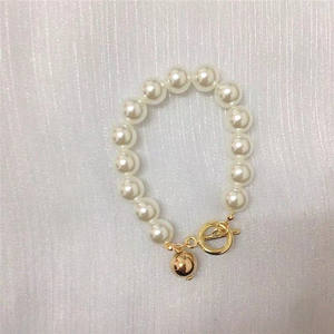 新款时尚女装复古大巴洛克珍珠项链金银彩色厚链链方形肖像吊坠多层 - Product Image 6