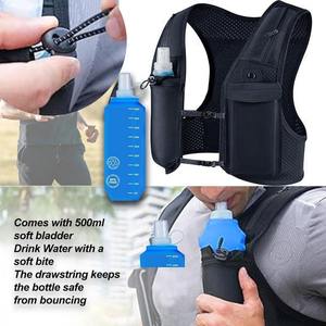 Chaleco de Hidratación Ligero y Transpirable de 500 ml con Botella Flexible, Reflectante, de Caucho de Cloropreno, para Correr, Senderismo, para Hombre y Mujer, Venta al Por Mayor de Fábrica - Product Image 4