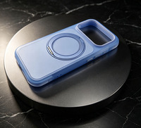 Étui de téléphone magnétique antichoc 2 en 1 avec bouton AI 360 °   Support de Bague avec Coussins d'Air aux Coins, Protection Intégrale pour iPhone 18 17 16 Pro Max