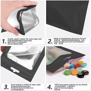 Petit sac de luxe imprimé avec fermeture éclair pour téléphone portable, sous-vêtements homme/femme et emballage alimentaire (PE) pour aliments pour animaux de compagnie - Product Image 4