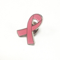 Épinglette officielle de sensibilisation au cancer du sein avec ruban rose Épinglettes en émail avec ruban rose