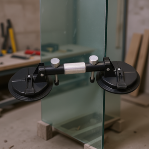 Ventouse à vide industrielle réglable de 6 pouces pour verre, carrelage, fenêtre, granit, outil de levage noir 16x4.9x4.5 pouces - Product Image 2