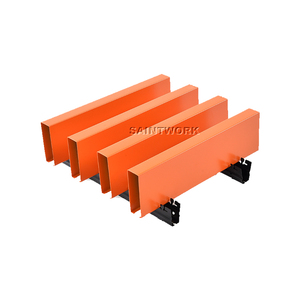 <span class=keywords><strong>U</strong></span> Baffle Treo Kim Loại Tấm Trần Nhôm Dải Trần Trellis Pop Thiết Kế Trần Cho Khách Sạn Hội Trường Lớp Phòng Cửa Hàng Trang Trí Nội Thất - Product Image 5