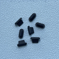 Bouchon anti-poussière noir et blanc étanche pour téléphones Apple, bouchon en silicone de type L, protection contre la poussière du port de charge pour iPhone 14/13